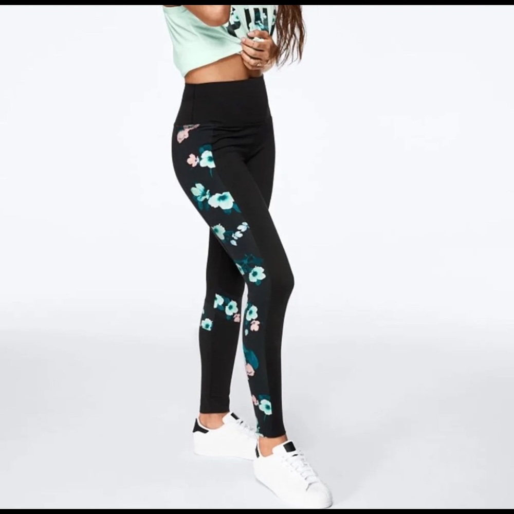 Vs pink high waist floral leggings